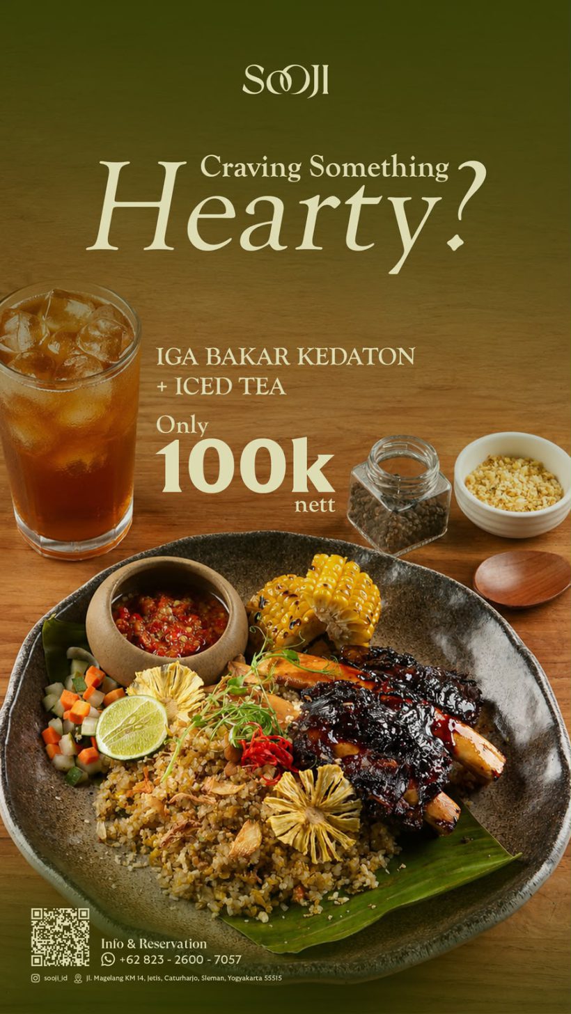 Promo Iga Bakar Kedaton — Sooji Restaurant Jogja