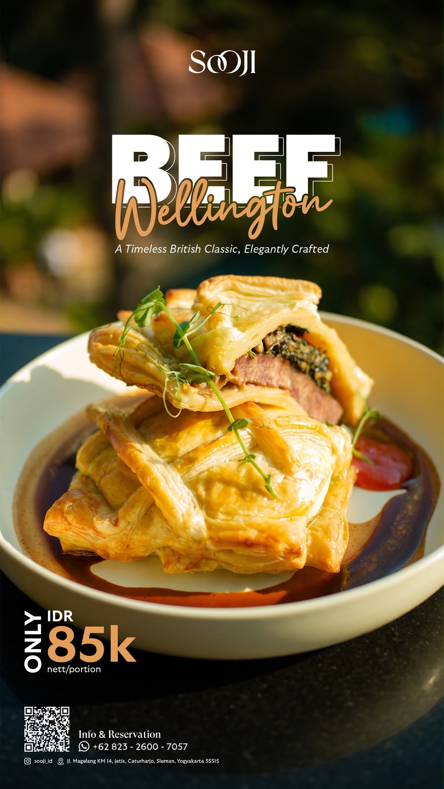 Promo Beef Wellington — Sooji Restaurant Jogja